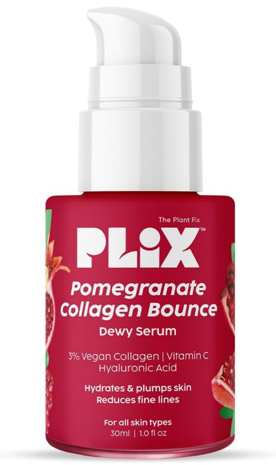 PLIX - THE PLANT FIX Pomegranate Collagen Bounce Serum For Reducing Fine Lines & Wrinkles