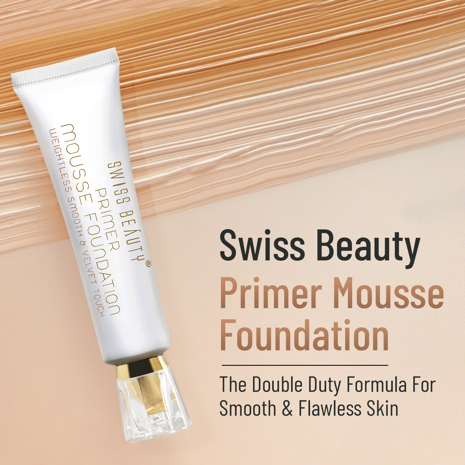 SWISS BEAUTY Primer Mousse Foundation - Image 3