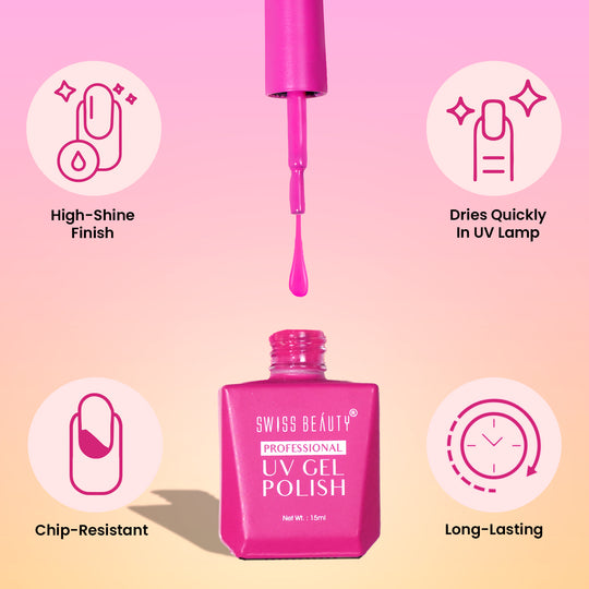 Swiss Beauty UV Gel Polish (15 ml) - Image 4