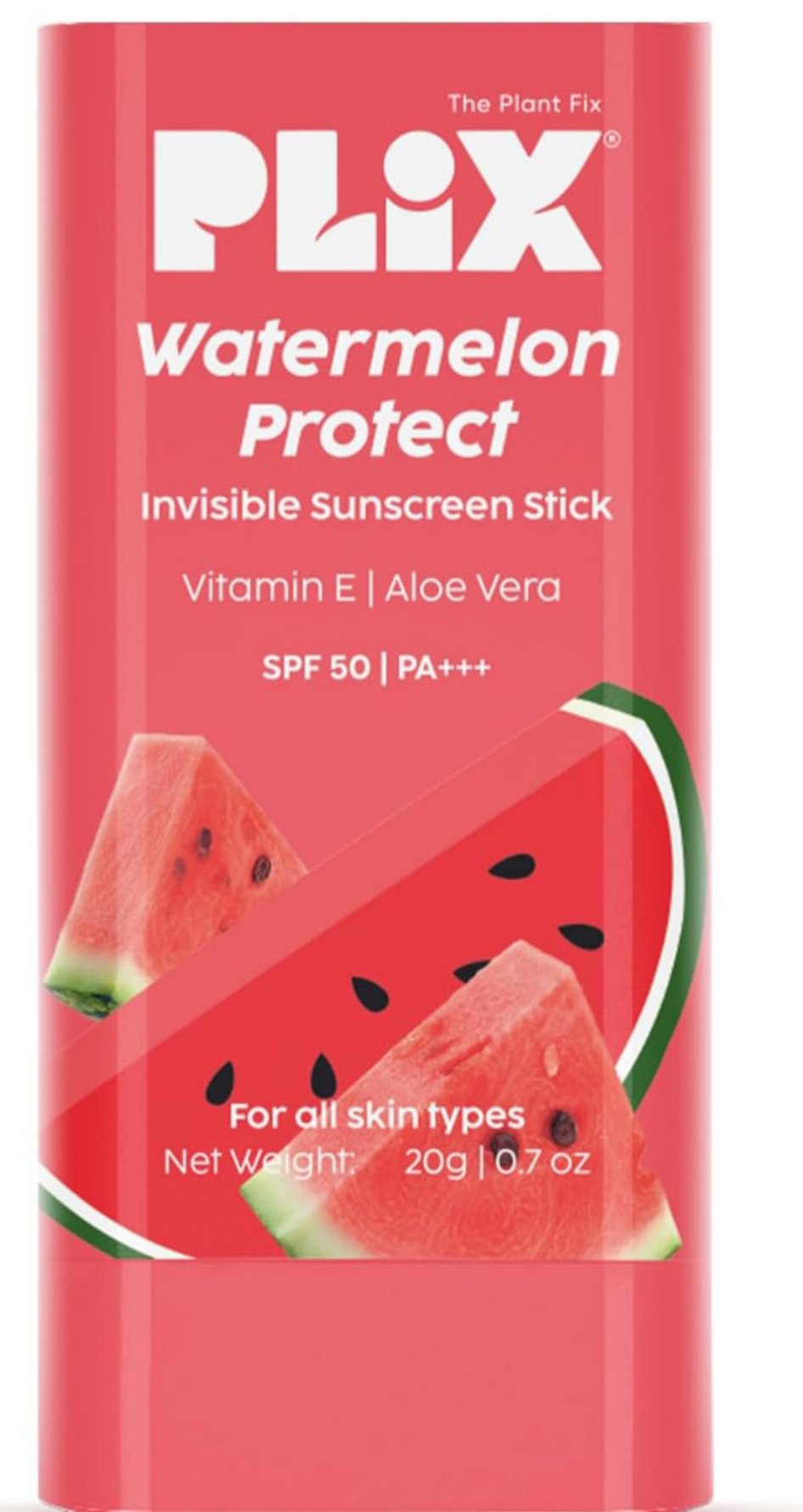 PLIX - THE PLANT FIX Watermelon Invisible Sunscreen Stick With Spf 50 Pa +++