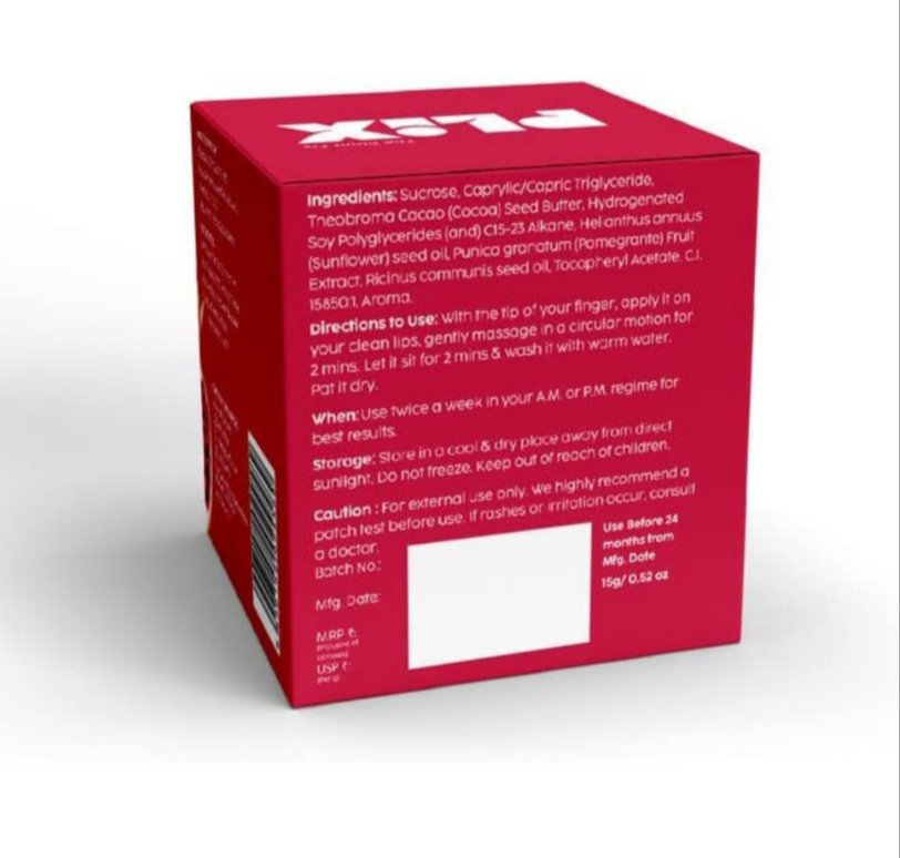 PLIX - THE PLANT FIX Pomegranate Bright Lips Scrub | For Dry & Chapped Lips - Image 2