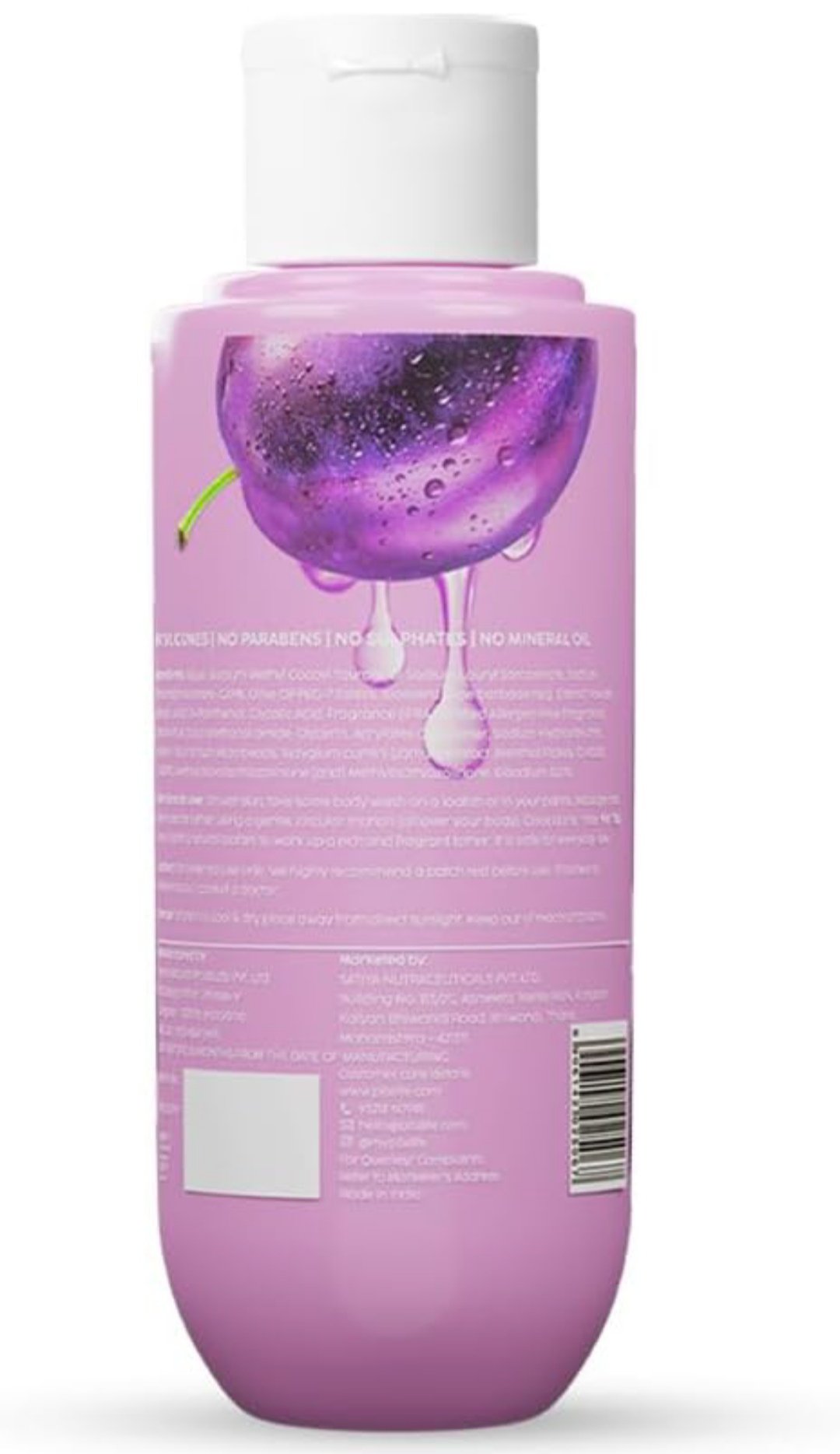 PLIX - THE PLANT FIX Jamun 2% Salicylic Acid Body Wash For Body Acne | Paraben & Silicones Free | Deeply Exfoliating Dead Skin Cells, Prevents Back Acne & Moisturizes Skin | - Image 2